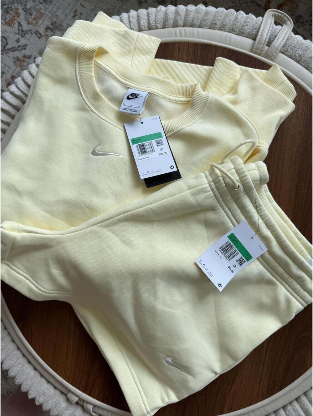 Nike Butter Yellow Matching Set